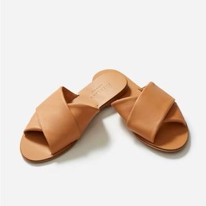 Everlane The Leather Crossover Sandal